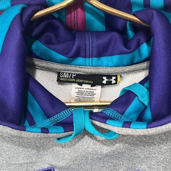 Under Armour Loose Fit Patch Logo Women’s Pullover Sweatshirt Size Small - Picture 2 of 9